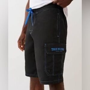 TRUE RELIGION CARGO BOARD SHORTS